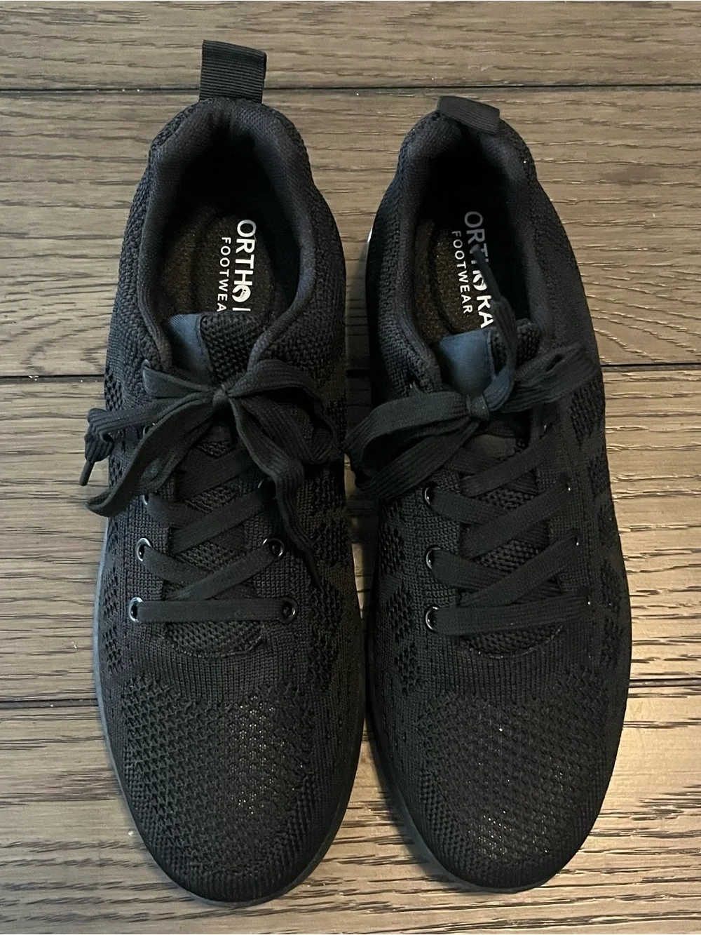 Orthora Womens Work Shoes Sz 9 Black Slip Resistant Breathable Cushioned Unisex